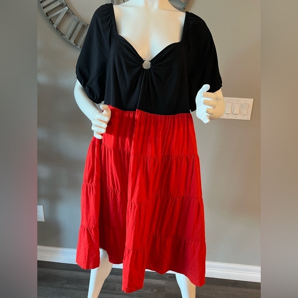 Black and Red Women's Dress